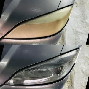 Opel Astra fényszóró polírozás1